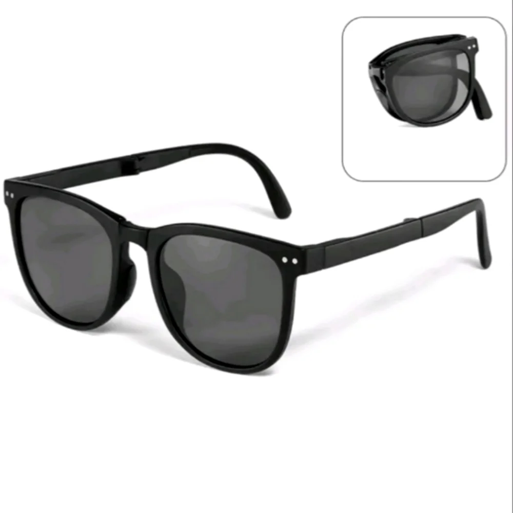 Classic Foldable Black Sunglasses